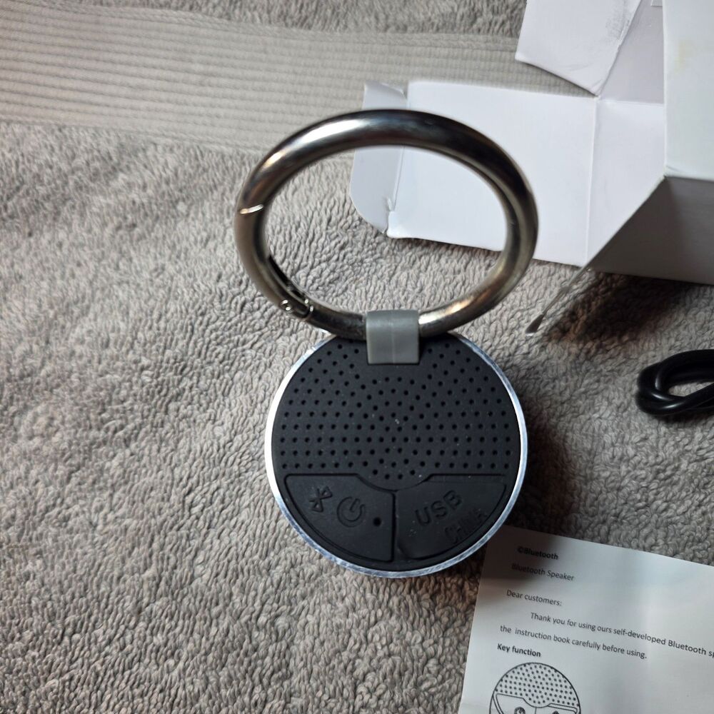 Bluetooth Wireless Micro Mini Speaker W/ Keychain / Belt / Bag CLIP BRAND NEW